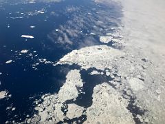04B Broken Sea Ice In The Hudson Strait On Flight From Ottawa To Iqaluit Baffin Island Nunavut Canada For Floe Edge Adventure